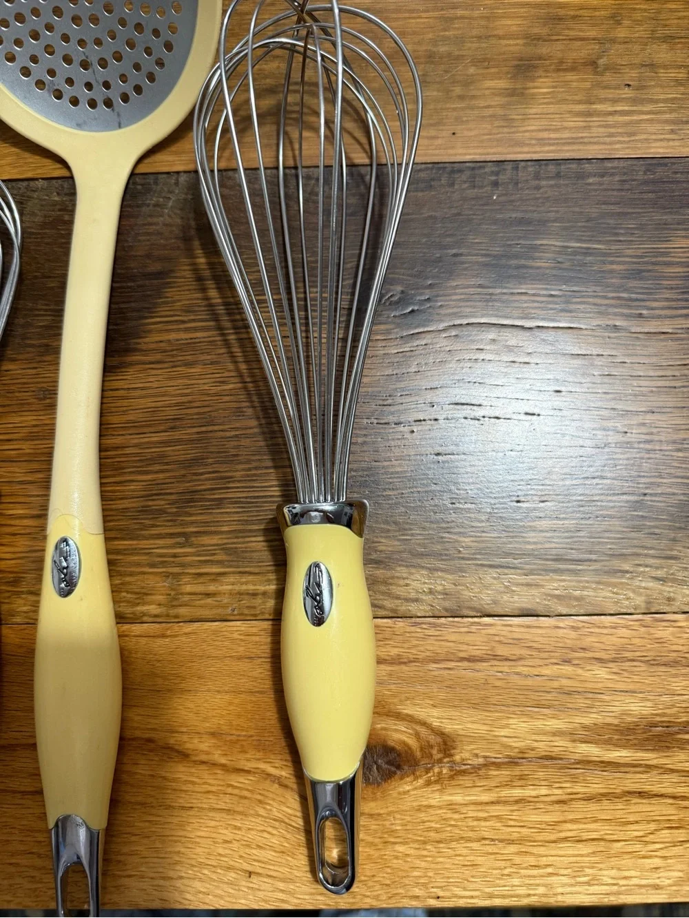Yellow Handled Heavy Duty Whisk and Skimmer Set - Brand Ergo Le
